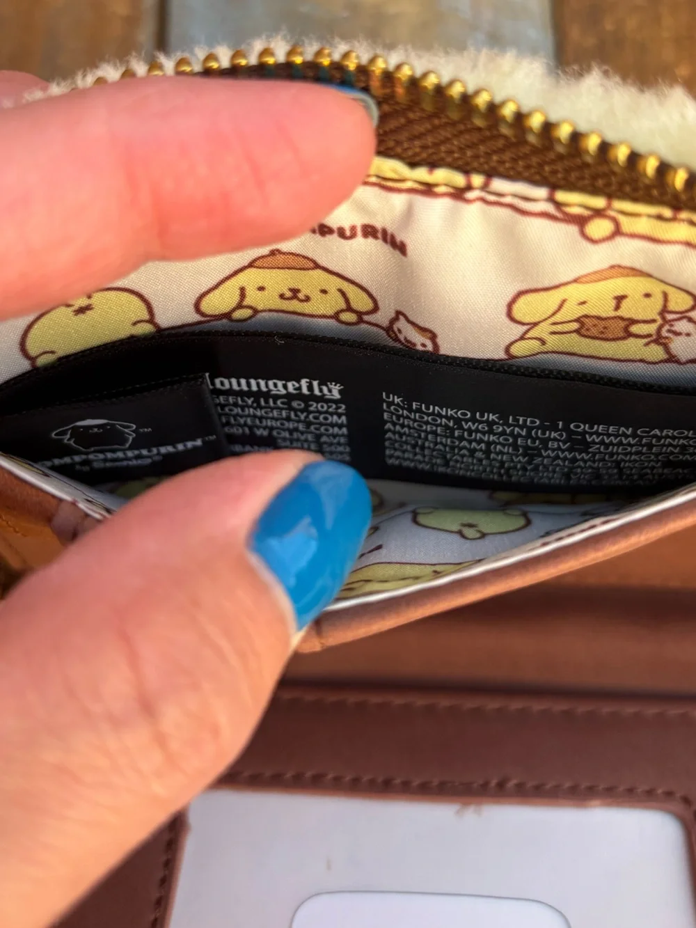 Loungefly Sanrio Pompompurin Plush Wallet